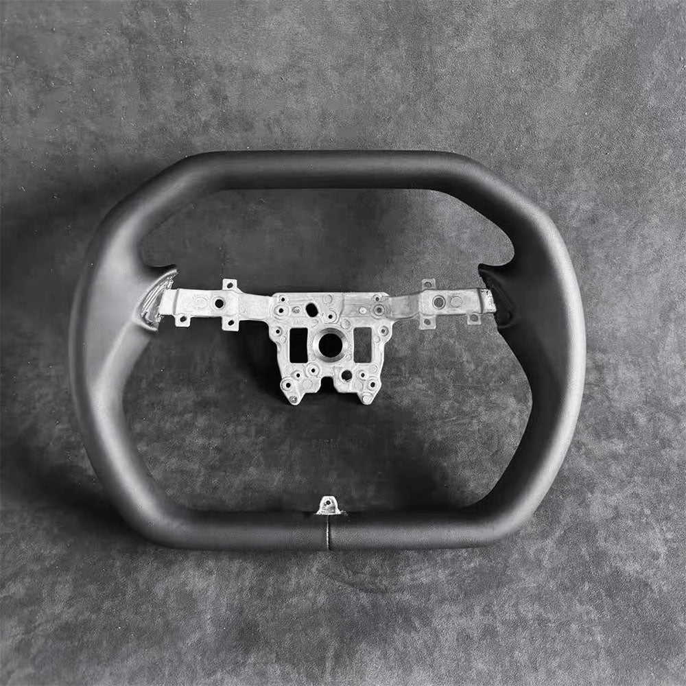 Cyber-Inspired Steering Wheel Upgrade for 2024+ Tesla Model 3 Highland & 2025+ Model Y Juniper