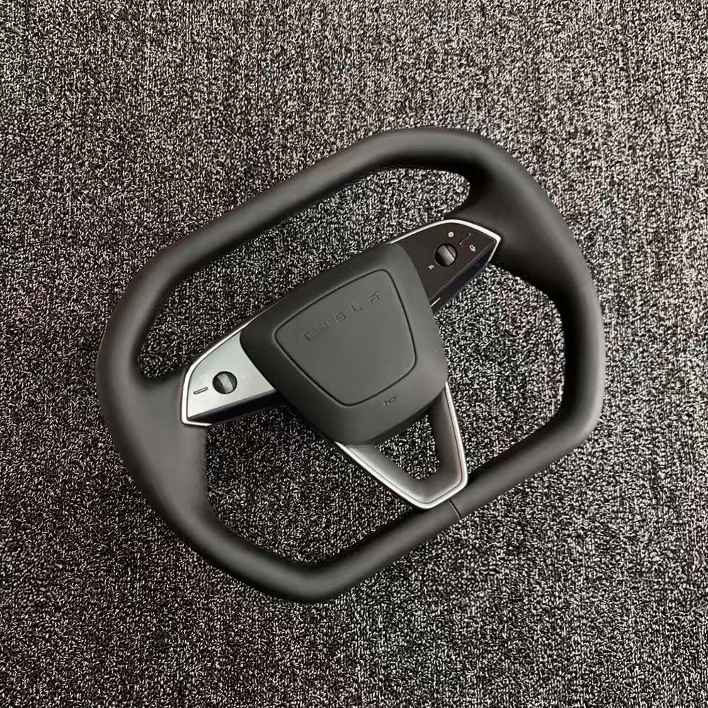 Cyber-Inspired Steering Wheel Upgrade for 2024+ Tesla Model 3 Highland & 2025+ Model Y Juniper