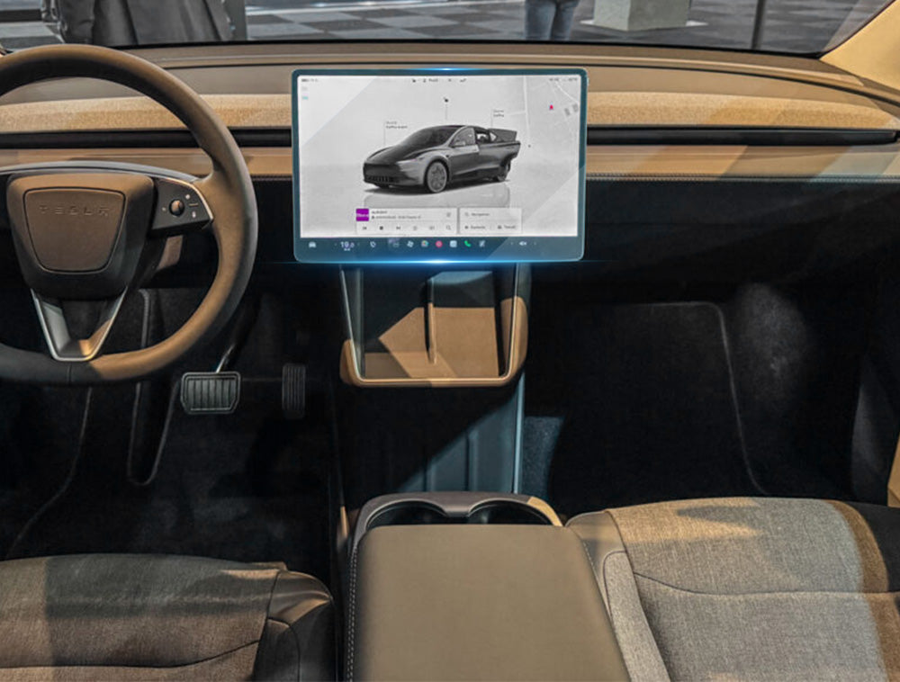 Tempered Glass Screen Protector for 15.4"& 16" Display – 2024–2026+ Model 3 & 2025 Model Y Juniper