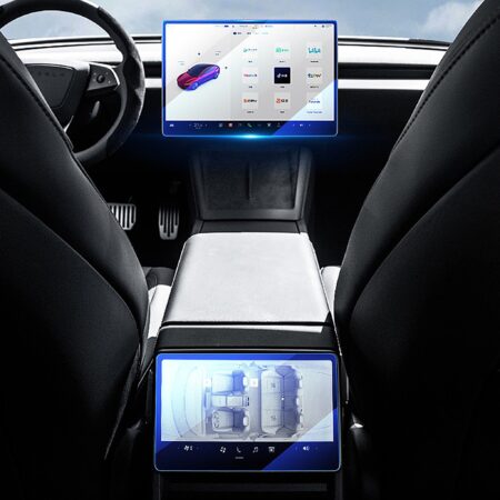 Tempered Glass Screen Protector for 15.4"& 16" Display – 2024–2026+ Model 3 & 2025 Model Y Juniper