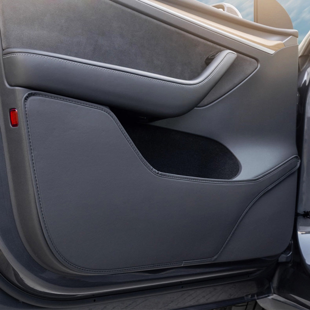 Tesla Model 3 & Model Y Door Kick Protectors – Anti-Scratch, Waterproof Door Panel Guards