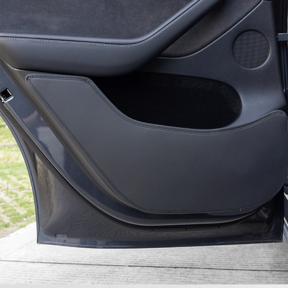 Tesla Model 3 & Model Y Door Kick Protectors – Anti-Scratch, Waterproof Door Panel Guards