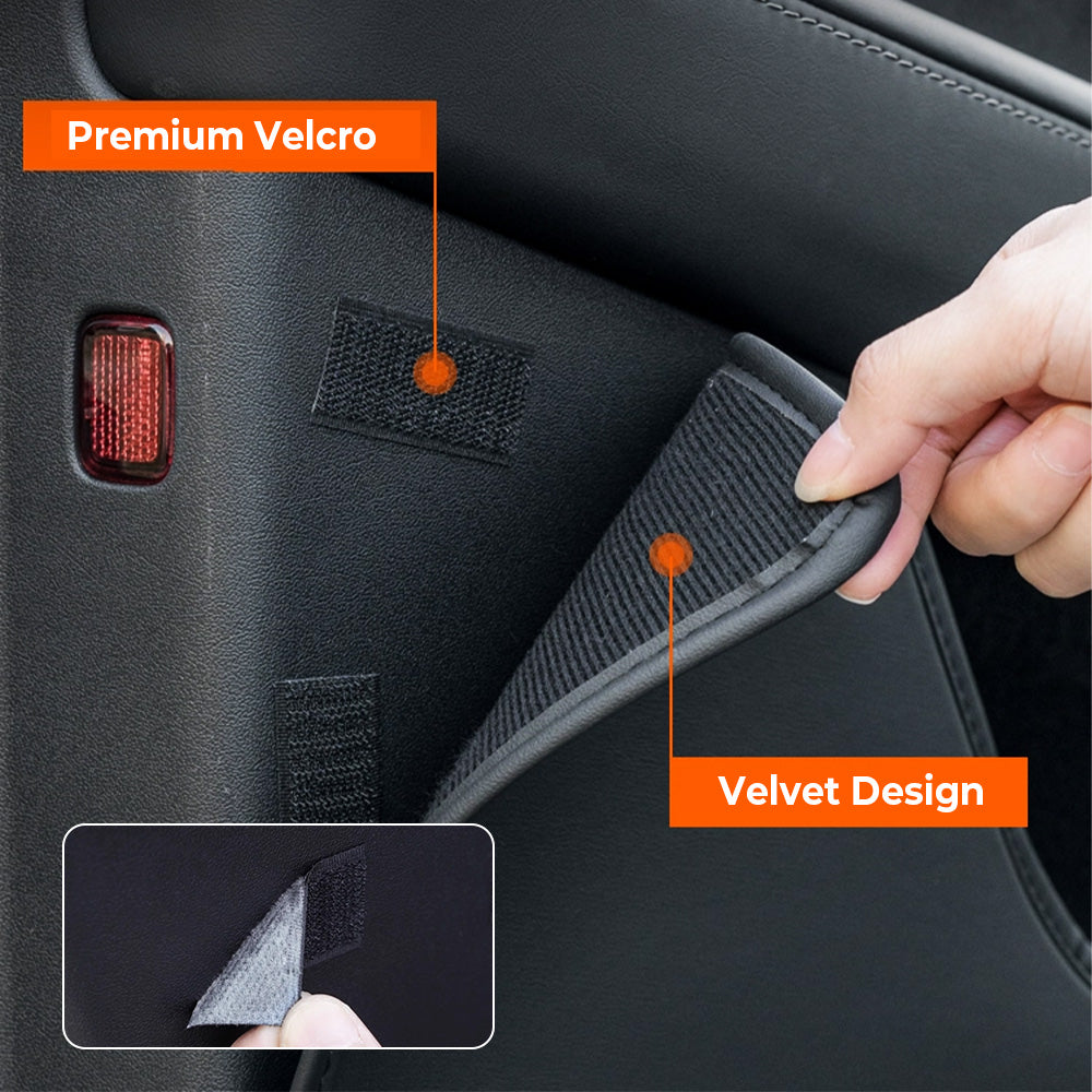 Tesla Model 3 & Model Y Door Kick Protectors – Anti-Scratch, Waterproof Door Panel Guards