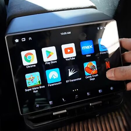 Tesla Model 3 & Y 8.6-Inch Rear Entertainment Screen – HD Display, Gaming, Streaming, and Comfort Controls