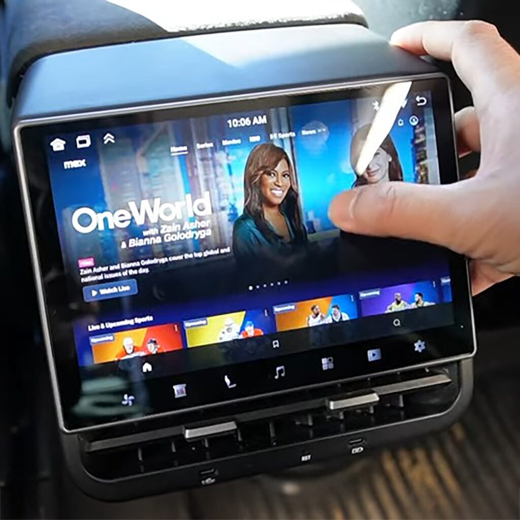 Tesla Model 3 & Y 8.6-Inch Rear Entertainment Screen – HD Display, Gaming, Streaming, and Comfort Controls