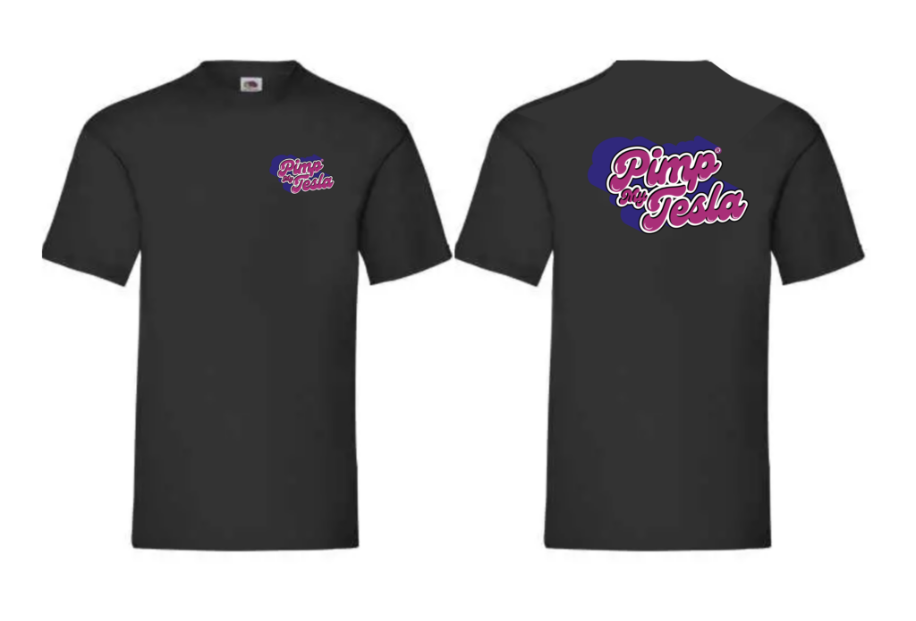 T-shirt ufficiale Pimp My Tesla – Nera